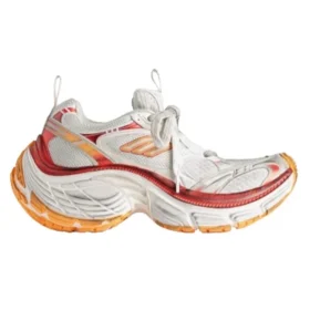 10XL Sneakers “Wit, rood en oranje mesh, TPU en rubber” 792778W2MV29670