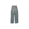 24SS 2-weg Denim Cargo Broek met rits “Blue” 773759TPW534868