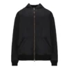 3B Sports Icon gewattede Hoodie met rits “Black” 698867TMO131000