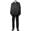 3B Sports Icon gewattede Hoodie met rits “Black” 698867TMO131000