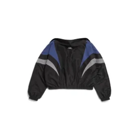 3B Sports Icon off-shoulder trainingsjas “Black Blue” 790756TMO101000