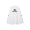 3B Sports Icon T-shirt met lange mouwen, oversized “White Black Red” 720250TPVD79065