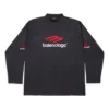 3B Sports Icon T-shirt met lange mouwen, oversized “Zwart Rood Wit” 720250TPVD71470