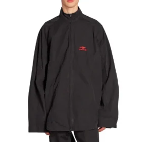 3B Sports Icon trainingsshirt met rits “Black Red” 720158TKO481000