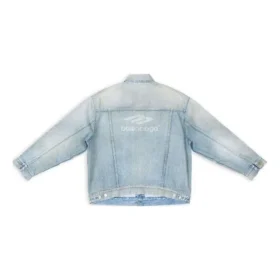 3B Sports vintage Denim-jas, ruime pasvorm “Light Blue” 704299TJW798469