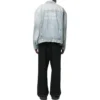 3B Sports vintage Denim-jas, ruime pasvorm “Light Blue” 704299TJW798469