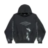 3B Stencil-hoodie, medium pasvorm “Zwart” 767877TQVT71083