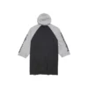 3B Stencil Raglan-T-shirt met capuchon, oversized “Black” 790403TQVT51083