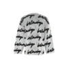 3D Scribble-trui met ronde hals van katoen “White” 625985T31809040
