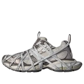 3XL Extreme Lace Sneakers “Bruin Grijs Beige Mesh en Polyurethaan” 778698W3XLL2097