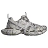 3XL Extreme Lace Sneakers “Bruin Grijs Beige Mesh en Polyurethaan” 778698W3XLL2097
