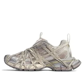 3XL Extreme Lace Sneakers “Lichtbeige mesh en polyurethaan” 778698W3XLL9191