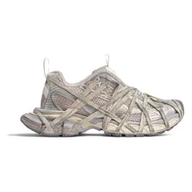3XL Extreme Lace Sneakers “Lichtbeige mesh en polyurethaan” 778698W3XLL9191