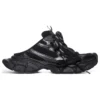 3XL muiltjes “Black Mesh and Polyurethane” 742672W3XL11010