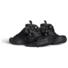 3XL muiltjes “Black Mesh and Polyurethane” 742672W3XL11010