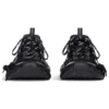 3XL muiltjes “Black Mesh and Polyurethane” 742672W3XL11010