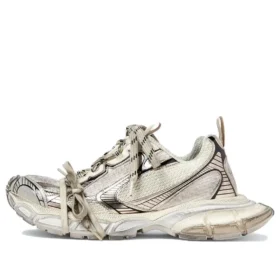 3XL Sneaker “Beige Mesh en Polyurethaan” 734731W3XL59110