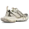 3XL Sneaker “Beige Mesh en Polyurethaan” 734731W3XL59110