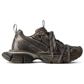 3XL Sneaker Versleten Sneakers “Bruin mesh en polyurethaan” 734734W3XL72200