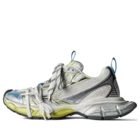 3XL-Sneaker “Wit, geel en blauw mesh” 734731W3XL59074