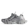 3XL Sneakers “Balenciaga grijs en zwart mesh en polyurethaan” 734734W3XL11210