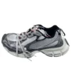3XL-Sneakers “Grijs, wit en rood mesh en polyurethaan” 734734W3XL51219