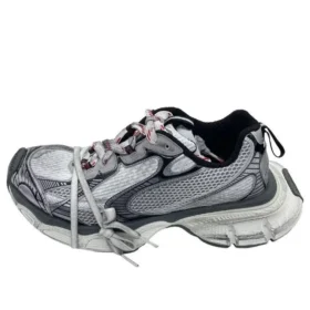 3XL-Sneakers “Grijs, wit en rood mesh en polyurethaan” 734734W3XL51219