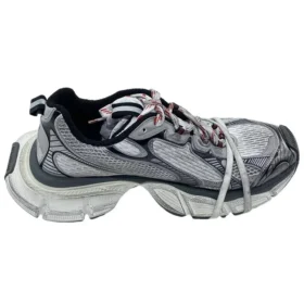 3XL-Sneakers “Grijs, wit en rood mesh en polyurethaan” 734734W3XL51219