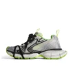 3XL Sneakers “Grijs Zwart Groen Mesh en Polyurethaan” 734734W3XL69031