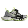 3XL Sneakers “Grijs Zwart Groen Mesh en Polyurethaan” 734734W3XL69031