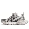 3XL Sneakers “Wit en zwart mesh en polyurethaan” 734731W3XL49710