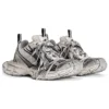 3XL Sneakers “Wit en zwart mesh en polyurethaan” 734734W3XL49710