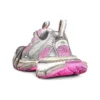 3XL Sneakers “Wit, grijs en roze mesh en polyurethaan” 734731W3XL59050