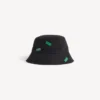520-stickers buckethoed voor dames in zwart