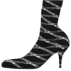 80 mm spandexlaarzen met monogramlogo “Black” 549784W1P601264