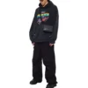 90/10 Hoodies Wide Fit “Washed Black” 674986TMVH41055