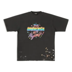 90/10 T-shirt Large Fit “Black” 641675TMVH31055