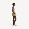 A-lijn boxershort voor dames in zandbeige