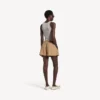 A-lijn boxershort voor dames in zandbeige