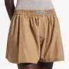 A-lijn boxershort voor dames in zandbeige