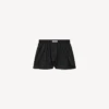 A-lijn boxershort voor dames in zwart