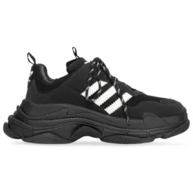 Adidas x Balenciaga Triple S-sneaker “Black White” 712821W2ZB21090