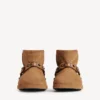 Alaska Soft-enkellaarsjes voor dames in camel