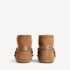 Alaska Soft-enkellaarsjes voor dames in camel