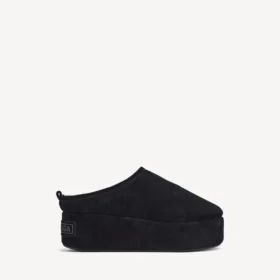 Alaska Soft platform muiltje voor dames in zwart