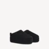 Alaska Soft platform muiltje voor dames in zwart