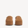 Alaska Soft platform muiltjes voor dames in bruin/wit