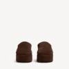 Alaska Soft platform-muiltjes voor dames in licht espresso