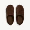 Alaska Soft platform-muiltjes voor dames in licht espresso