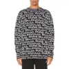 All Over Balenciaga Paris Intarsia-trui “Black White” 599826T31701070